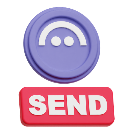 Aave送信  3D Icon