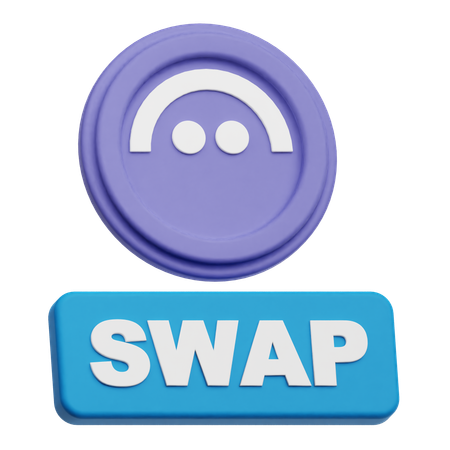 Aave Swap  3D Icon