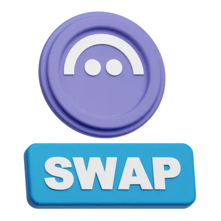 Aave Swap  3D Icon
