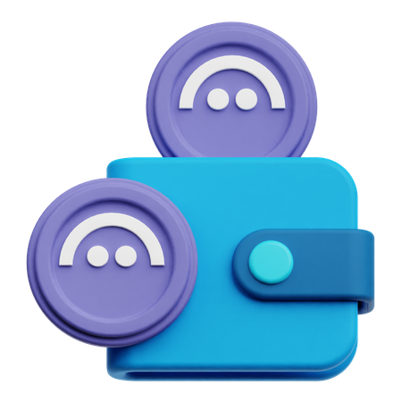 Aaveウォレット  3D Icon