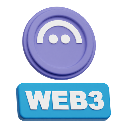 Aave Web 3  3D Icon