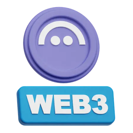 Aave Web 3  3D Icon