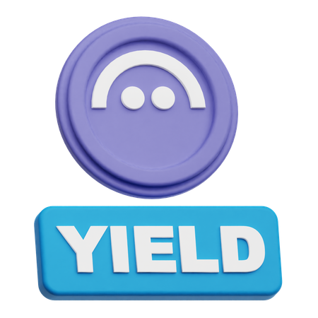 平均利回り  3D Icon