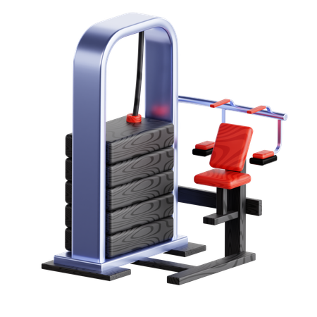 Ab Crunch Machine  3D Icon