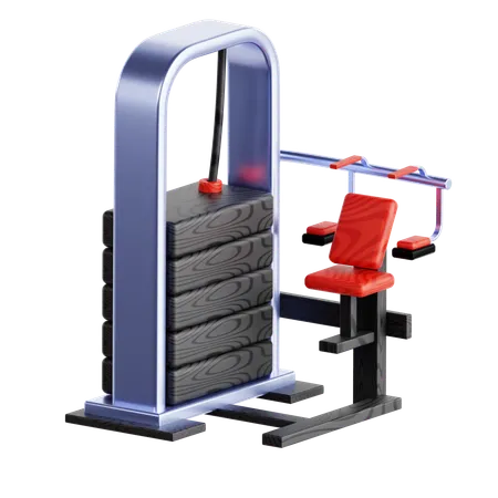 Ab Crunch Machine  3D Icon