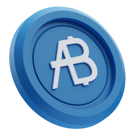 Logo AB DAO Crypto  3D Icon