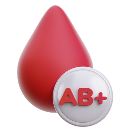 Ab positives Blut d  3D Icon