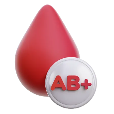 Ab positives Blut d  3D Icon