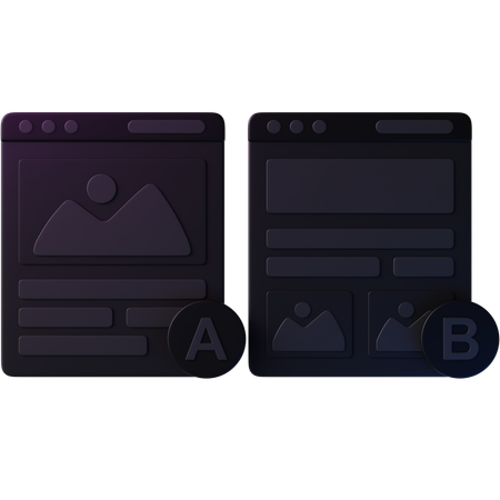 AB-Test  3D Icon