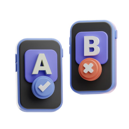 Ab Testing  3D Icon