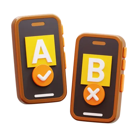 Ab Testing  3D Icon