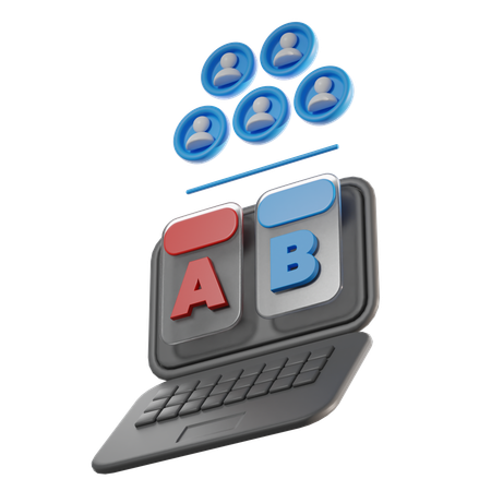 Ab Testing  3D Icon
