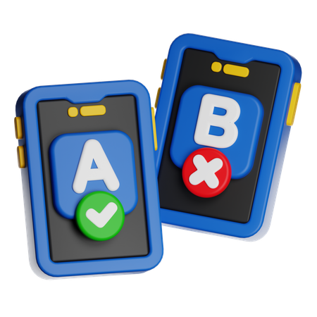 Ab Testing  3D Icon