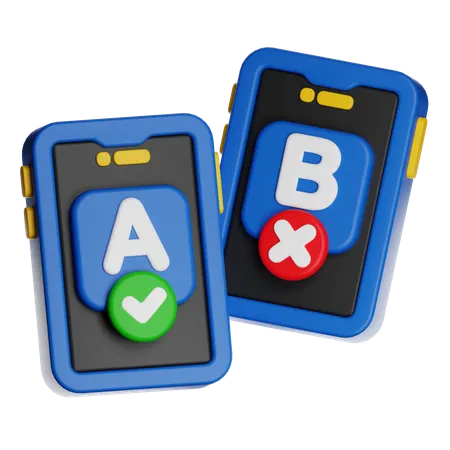 Ab Testing  3D Icon