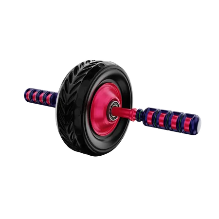 Ab Wheel  3D Illustration