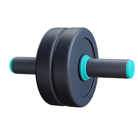 3 D Gym Equipment Or Fitness Tools With Easy To Use Big Pixel And Transparent Background 3D Icon