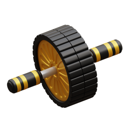 Ab Wheel Roller  3D Icon