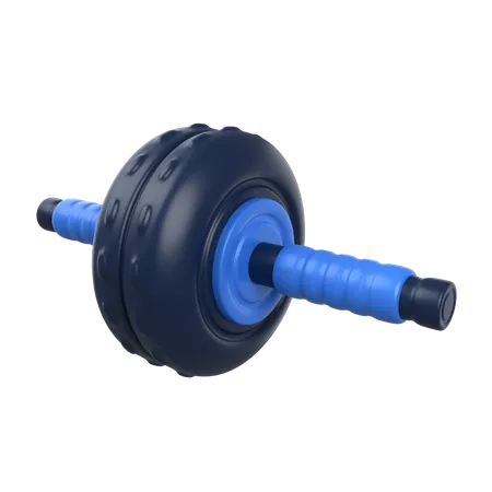 Ab Wheel Roller  3D Illustration