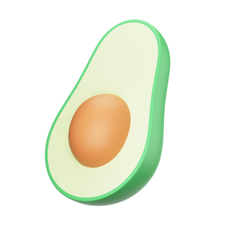 Abacate  3D Icon