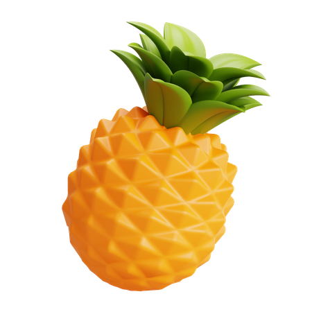 Abacaxi  3D Icon