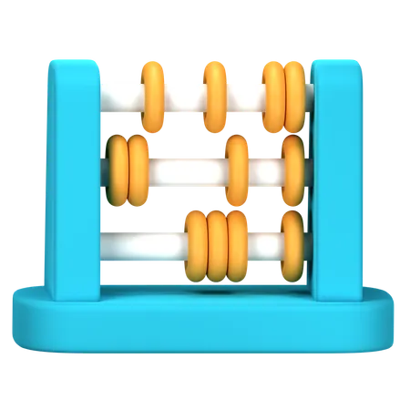 Ábaco  3D Icon