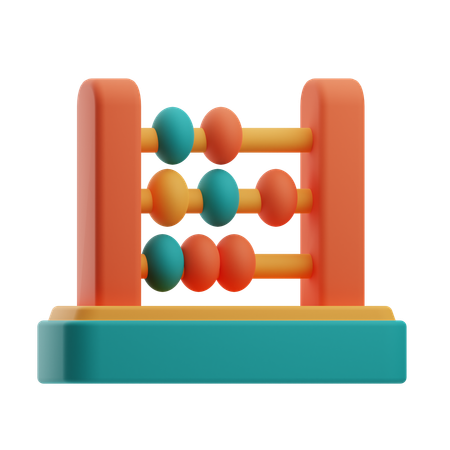 Ábaco  3D Icon