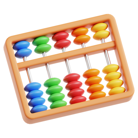 Ábaco  3D Icon