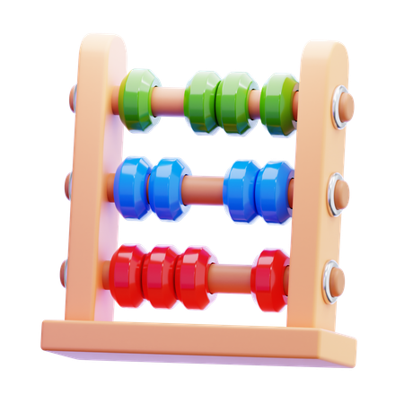 Ábaco  3D Icon