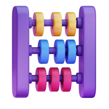 Ábaco  3D Icon