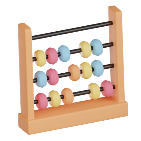 Ábaco  3D Icon