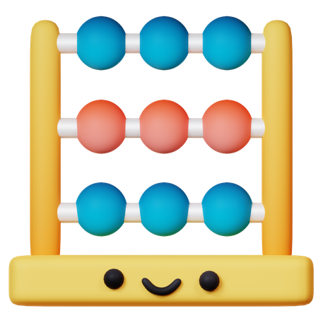 Ábaco  3D Icon