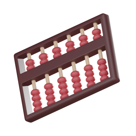 Ábaco  3D Icon
