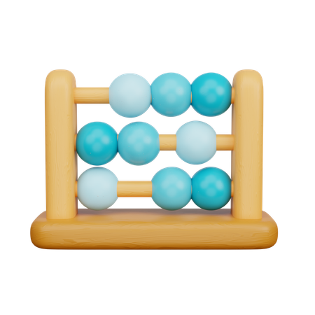 Ábaco  3D Icon