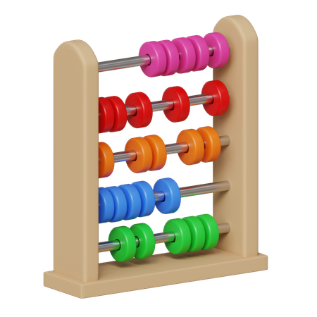 Ábaco  3D Icon