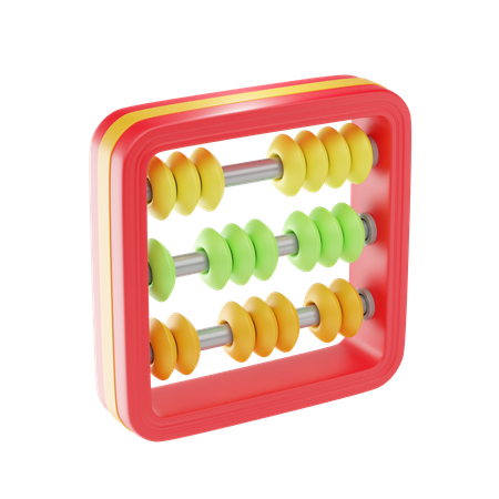 Ábaco  3D Icon