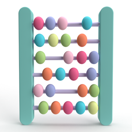 Ábaco  3D Icon