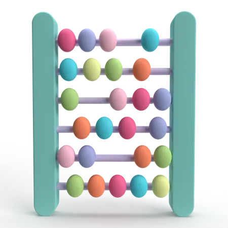 Ábaco  3D Icon