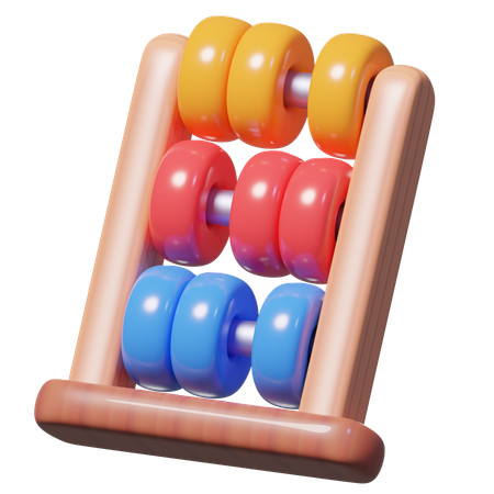 Calculadora de ábaco  3D Icon