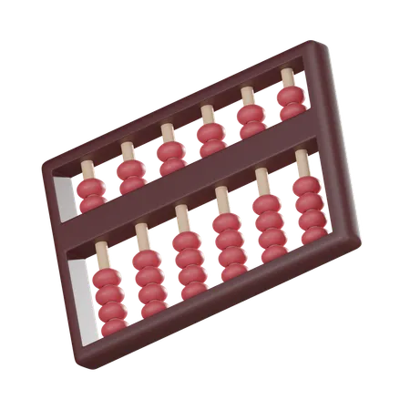 Chinese New Year Of A Traditional Abacus Symbolic Counting Tool Embodies Prosperity And Wealth Making It Perfect For Finance Concepts And Festive 3 D Render Illustration 3D Icon