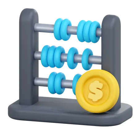 Abacus Illustration 3D Icon