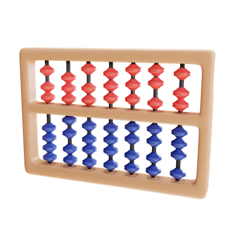 3 D Render Abacus 3D Icon