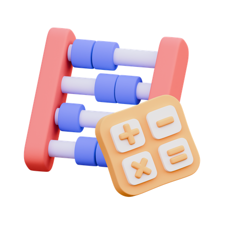 そろばん  3D Icon