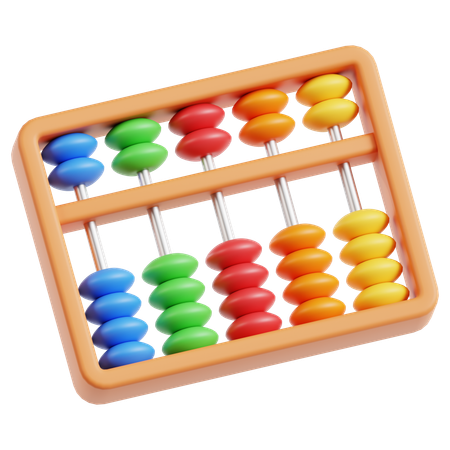 주판  3D Icon
