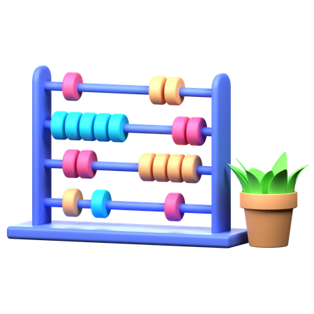 Abacus  3D Icon