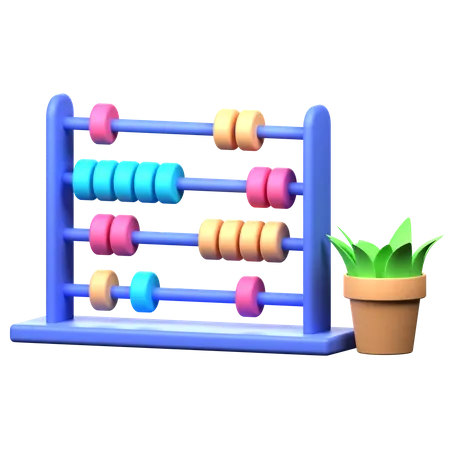 Abacus  3D Icon