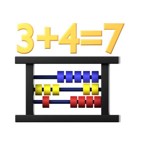 Abacus  3D Icon