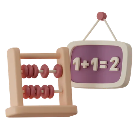 Abacus  3D Icon