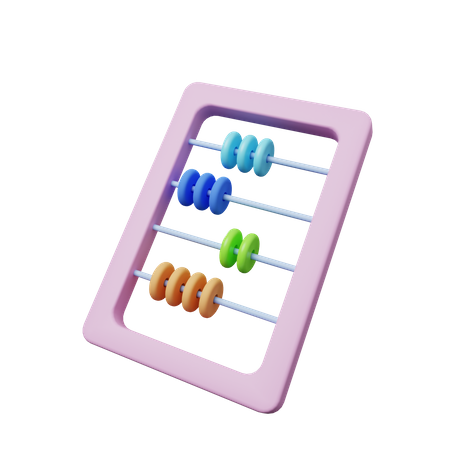 Abacus  3D Illustration