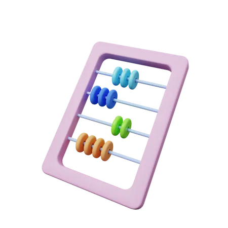 Abacus  3D Illustration