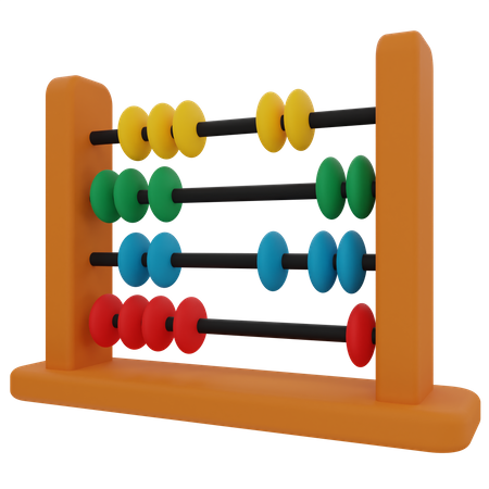 Abacus  3D Illustration